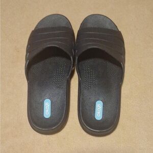 Oka B Unisex Black Slide Sandals size XL Women’s 11.5-12.5 (men 10-11)